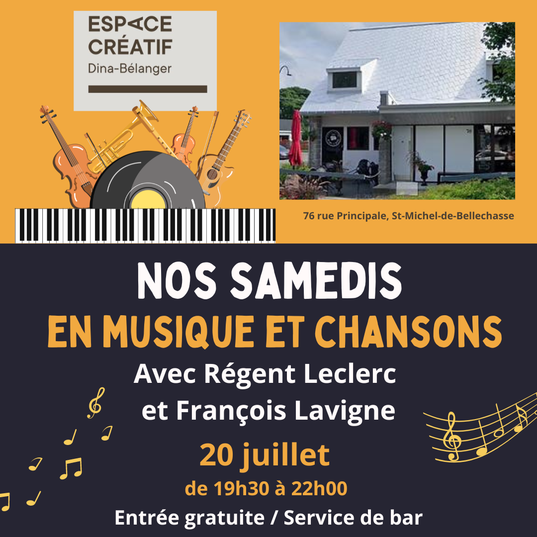 MUSIQUE ET CHANSONS Municipalité de SaintMicheldeBellechasse